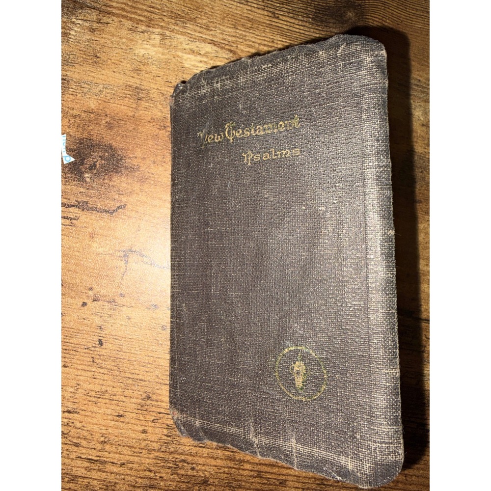 Vintage 1941 Franklin D. Roosevelt WWII Military New Testament Bible